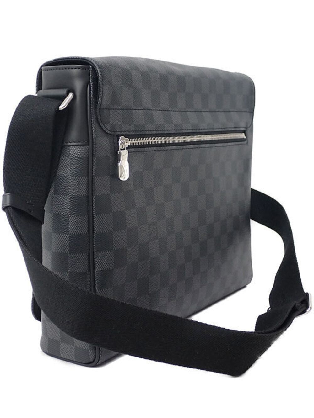 Louis Vuitton Bag District Graphite Black NM Shoulder Damier Black